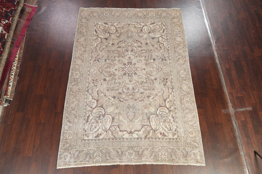 Wool Heriz Persian Rug 7x10