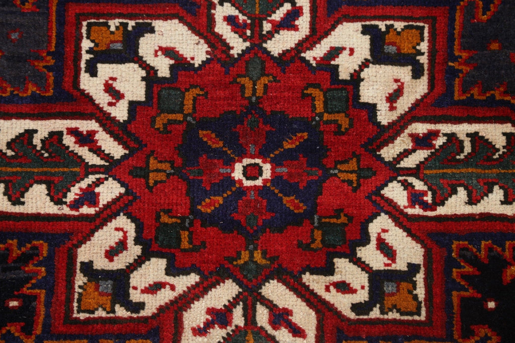 Hand-Knotted Heriz Persian Area Rug 7x9