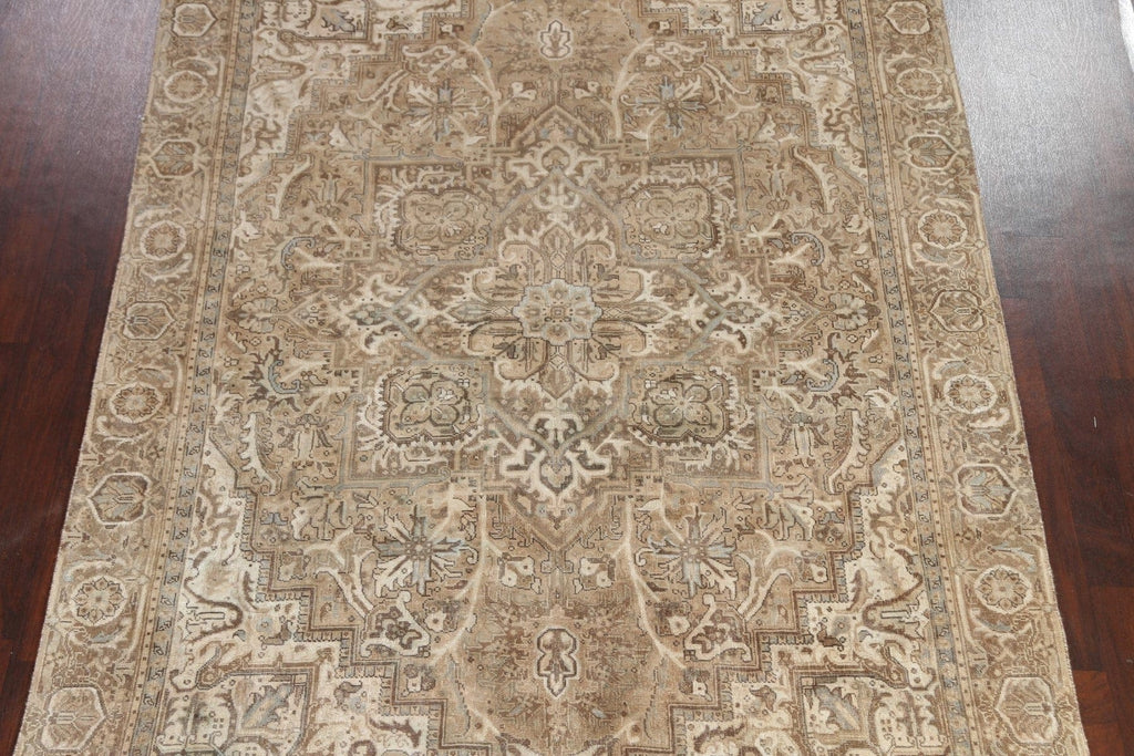 Antique Heriz Persian Area Rug 7x10