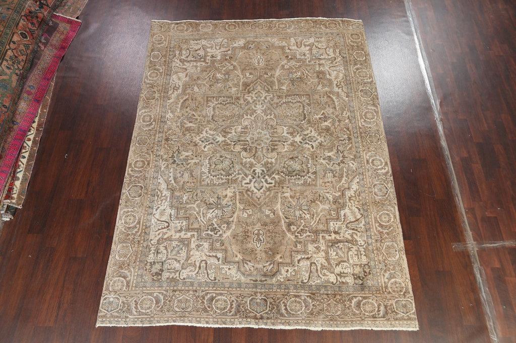 Antique Heriz Persian Area Rug 7x10