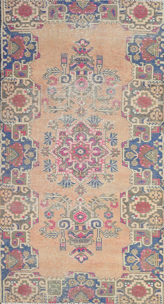 Vintage Balouch Persian Wool Rug 4x7