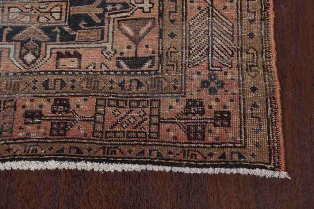 Vintage Runner Heriz Persian 4x10 Rug