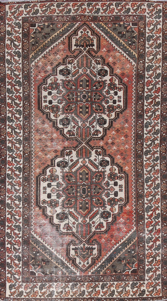 Vintage Bakhtiari Persian Area 5x10 Rug