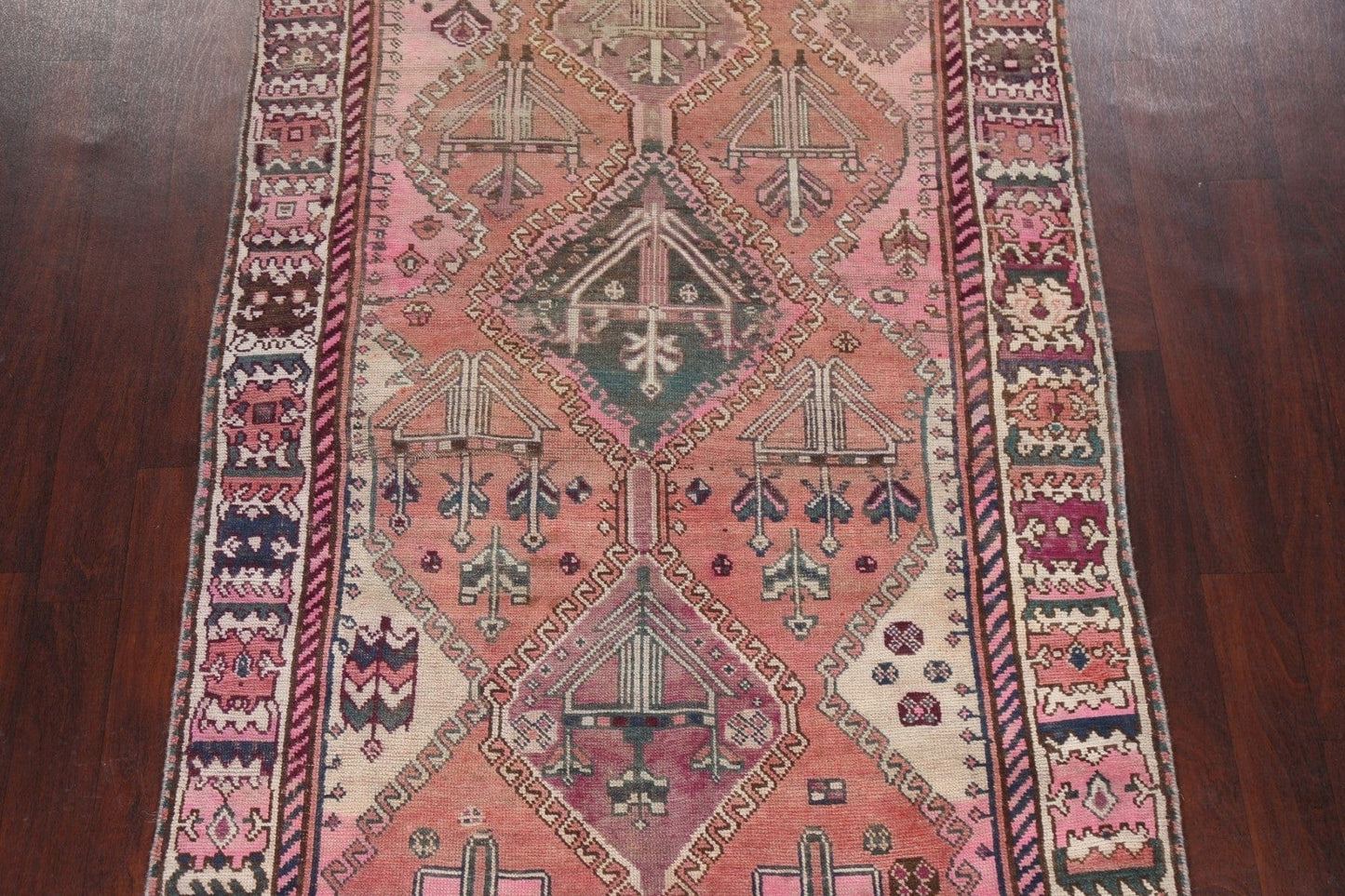 Antique Vegetable Dye Lori Persian Wool Rug 5x9