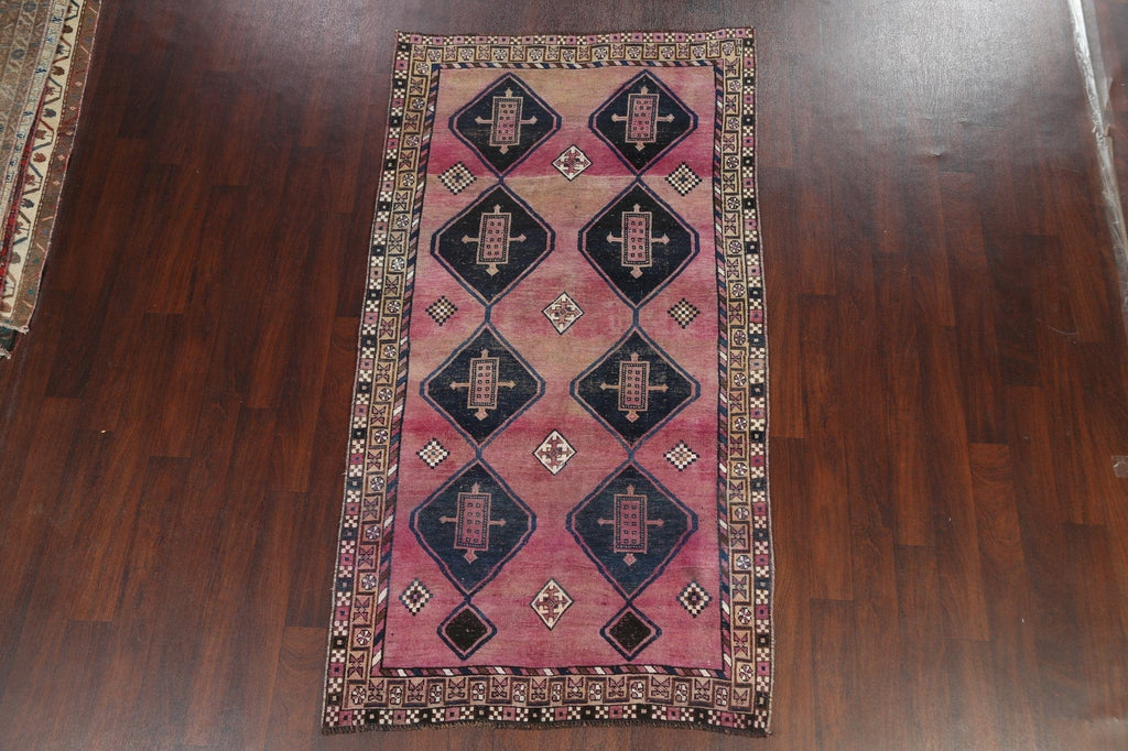 Vintage Shiraz Persian Wool Rug 4x8