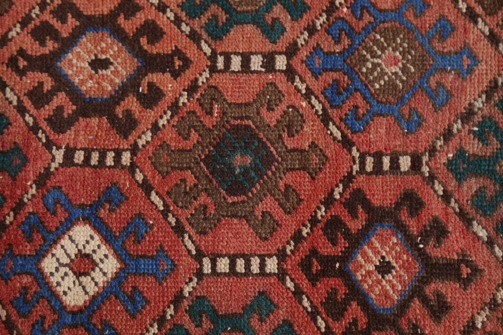 Vintage Bakhtiari Persian Runner Rug 4x10