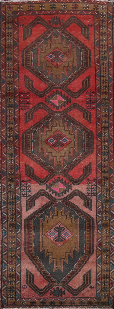 Semi-Antique Ardebil Persian Runner Rug 4x11