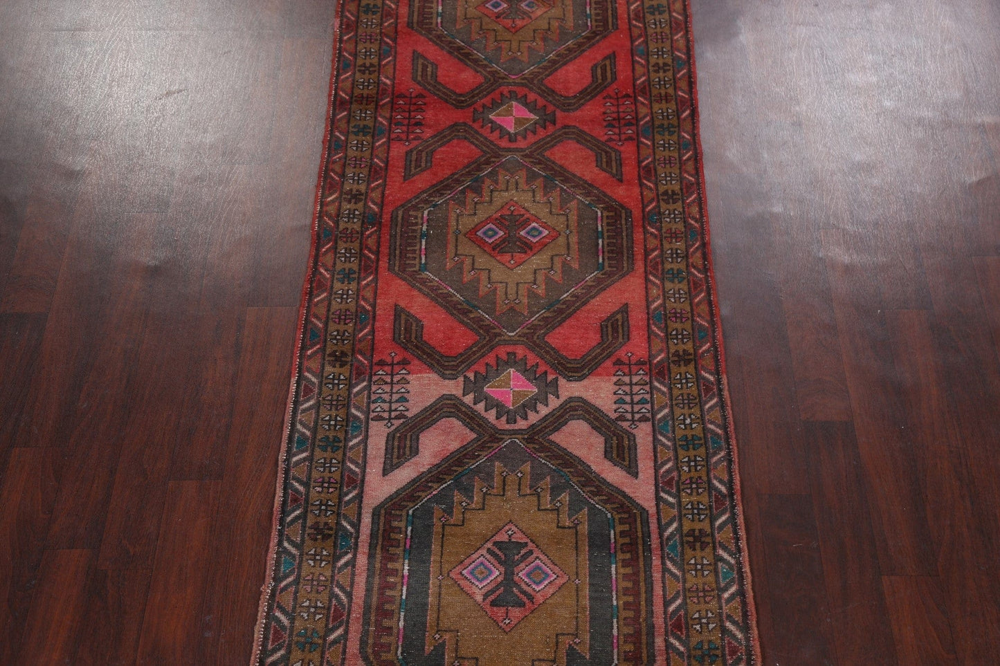 Semi-Antique Ardebil Persian Runner Rug 4x11