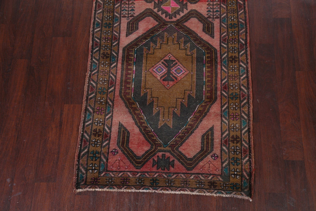 Semi-Antique Ardebil Persian Runner Rug 4x11