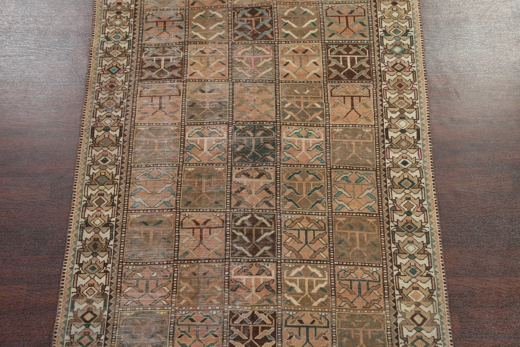 Antique Bakhtiari Persian Area Rug 5x9