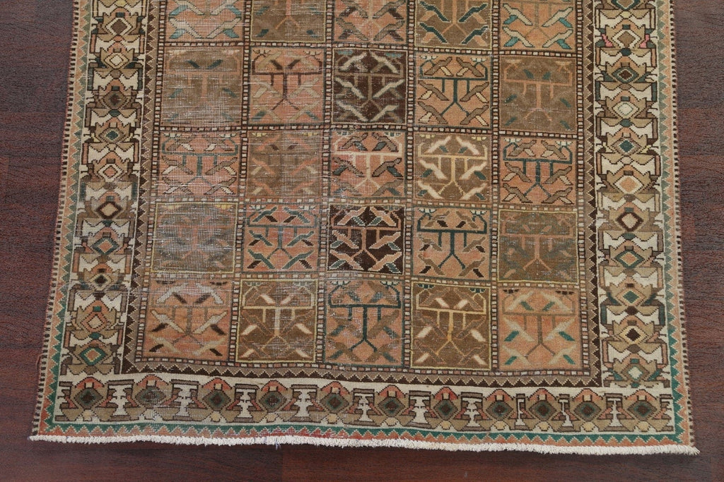 Antique Bakhtiari Persian Area Rug 5x9