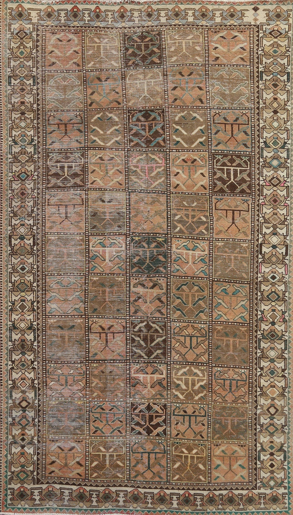 Antique Bakhtiari Persian Area Rug 5x9