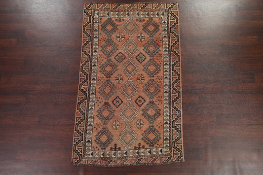 Handmade Shiraz Persian Wool Rug 4x7