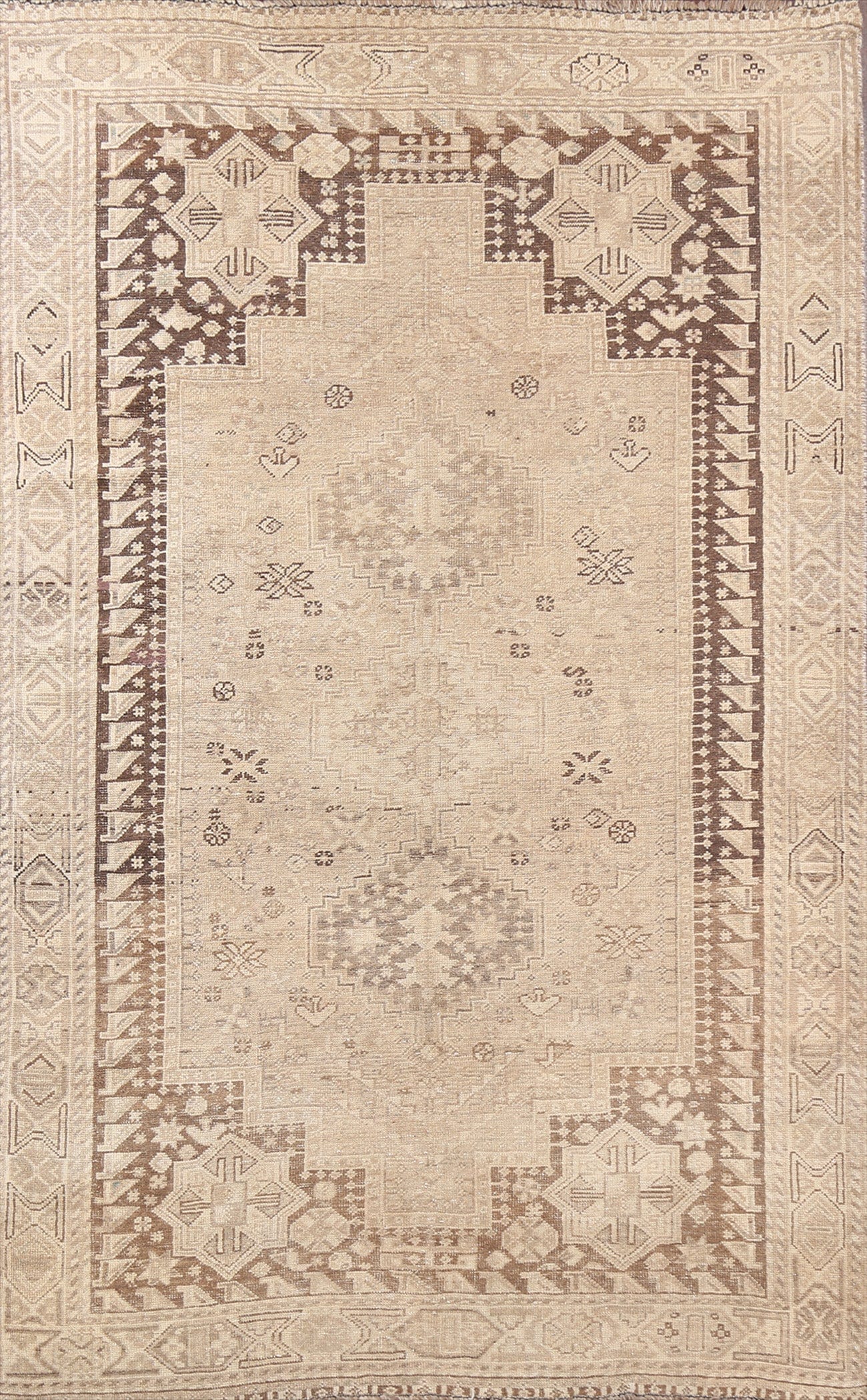 Antique Shiraz Persian Area Rug 5x8