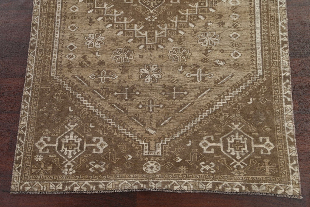 Antique Wool Shiraz Persian Area Rug 6x9