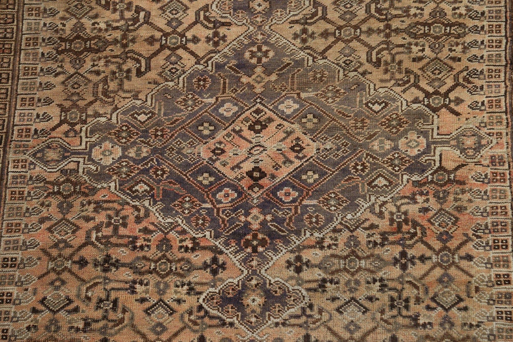 Antique Shiraz Wool Persian Rug 7x10