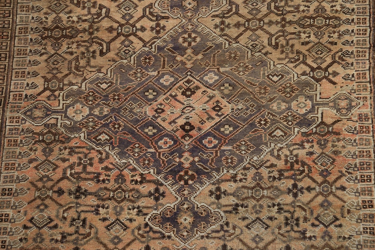 Antique Shiraz Wool Persian Rug 7x10