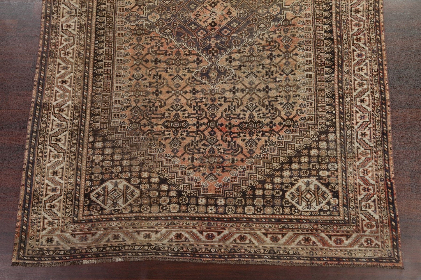 Antique Shiraz Wool Persian Rug 7x10