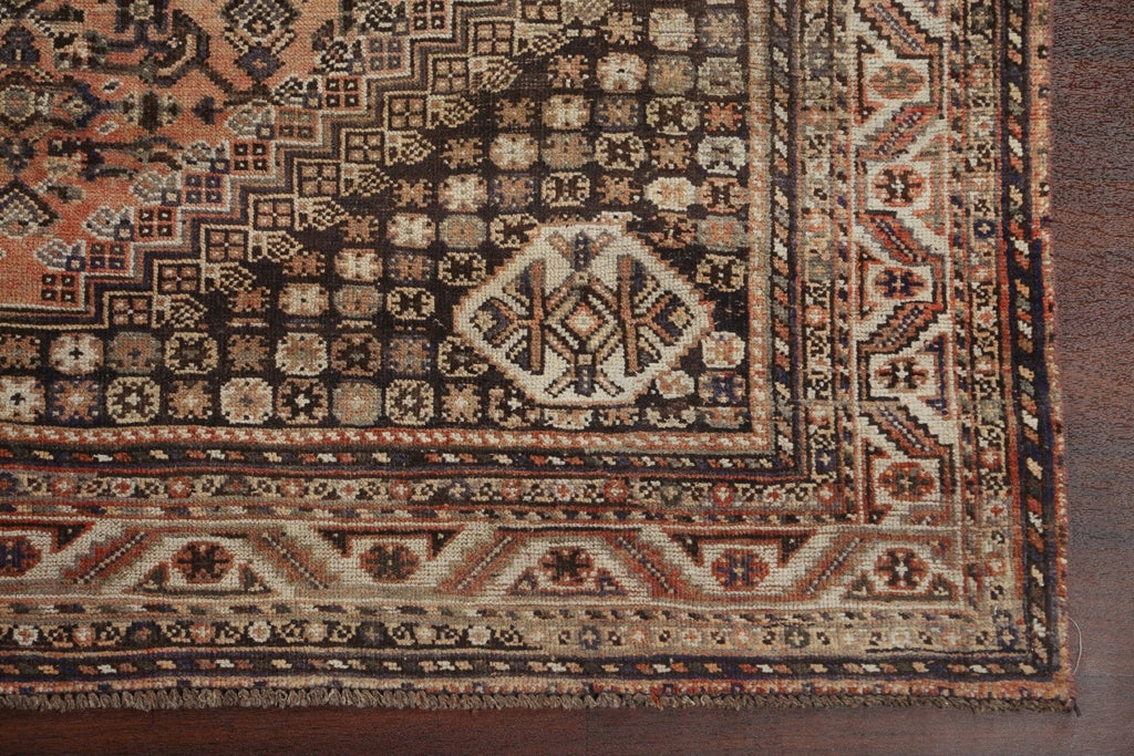 Antique Shiraz Wool Persian Rug 7x10