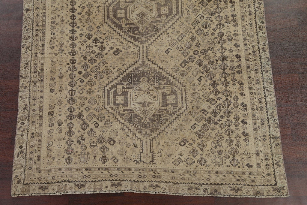 Antique Shiraz Persian Wool Rug 6x9