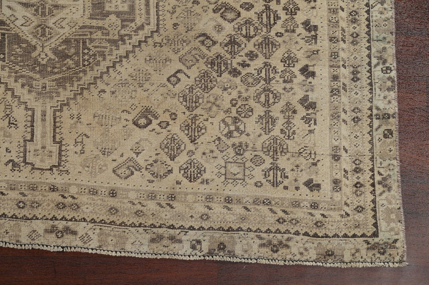 Antique Shiraz Persian Wool Rug 6x9