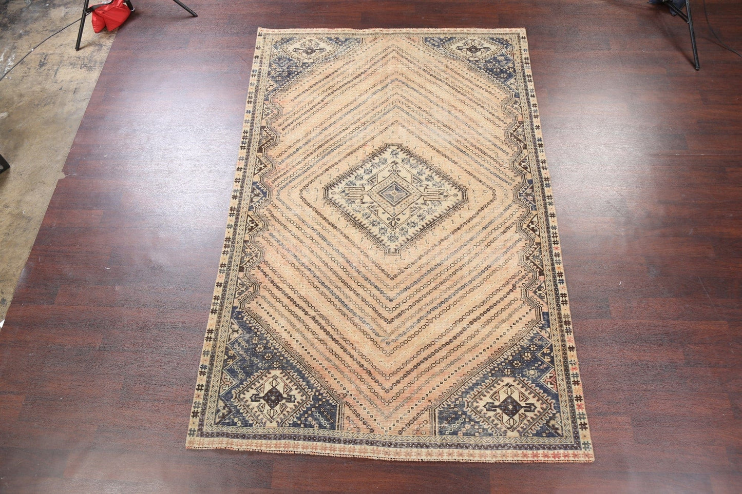 Antique Shiraz Persian Area Rug 6x10