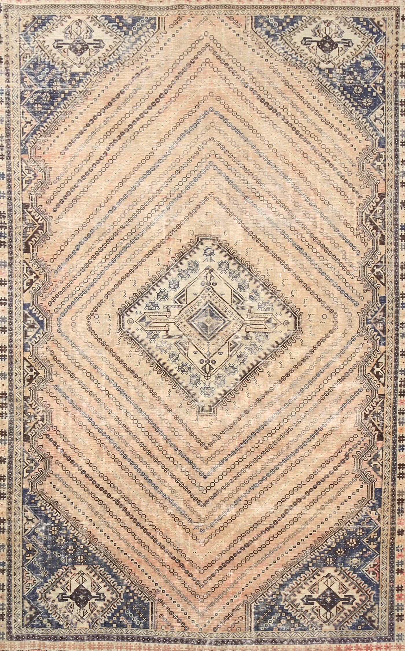 Antique Shiraz Persian Area Rug 6x10