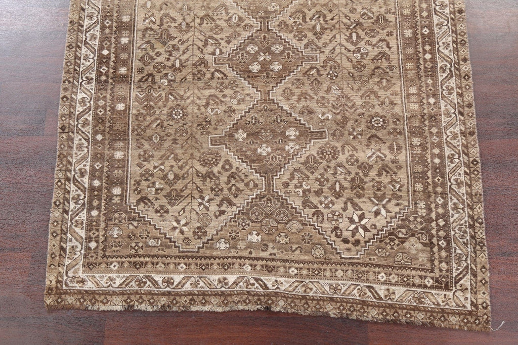 Antique Shiraz Persian Area Rug 6x7