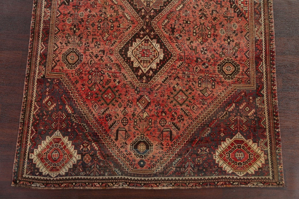 Antique Shiraz Persian Area Rug 5x9