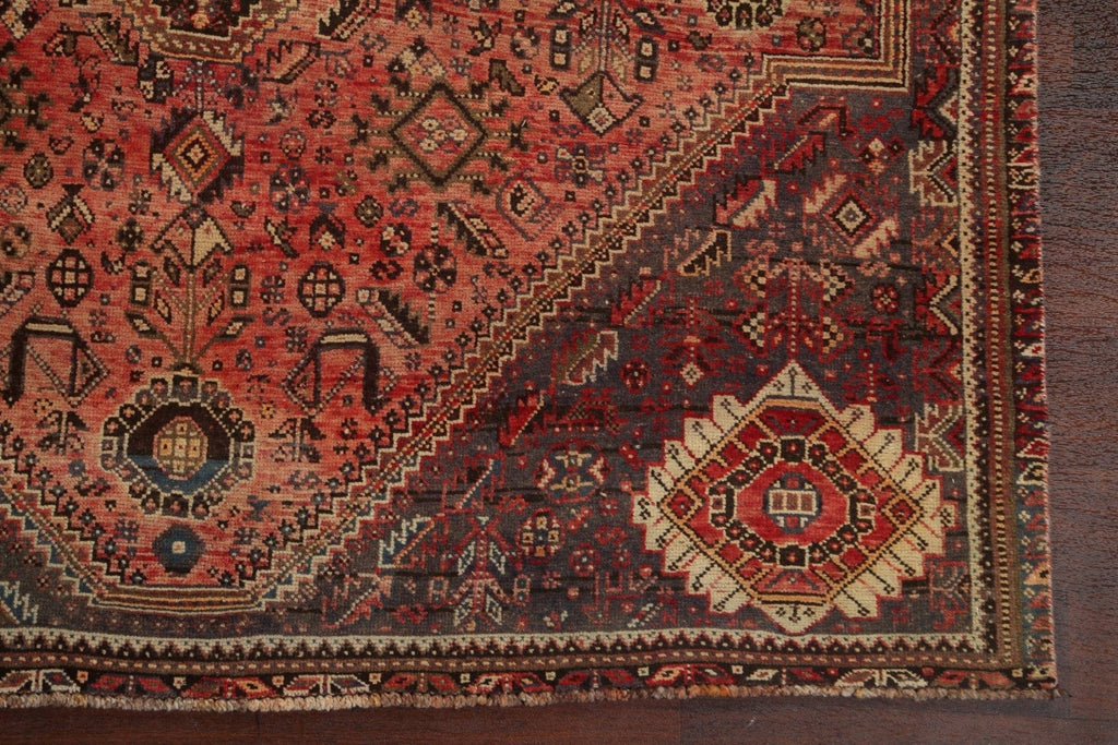 Antique Shiraz Persian Area Rug 5x9