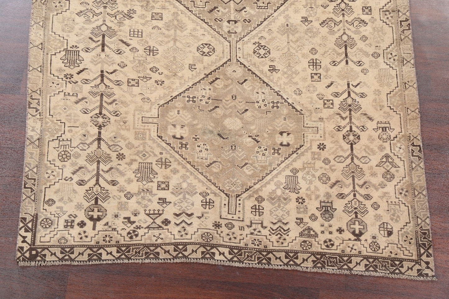 Antique Shiraz Persian Area Rug 6x9