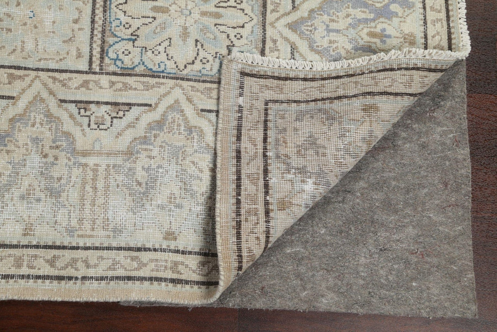 Muted Distressed Kerman Persian Area Rug 8x11