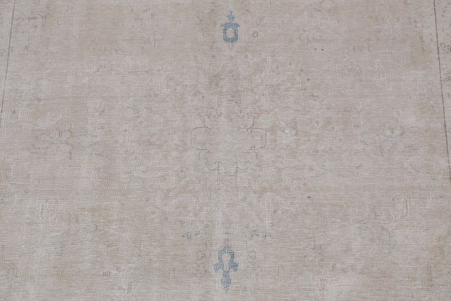 Muted Distressed Kerman Persian Area Rug 6x10