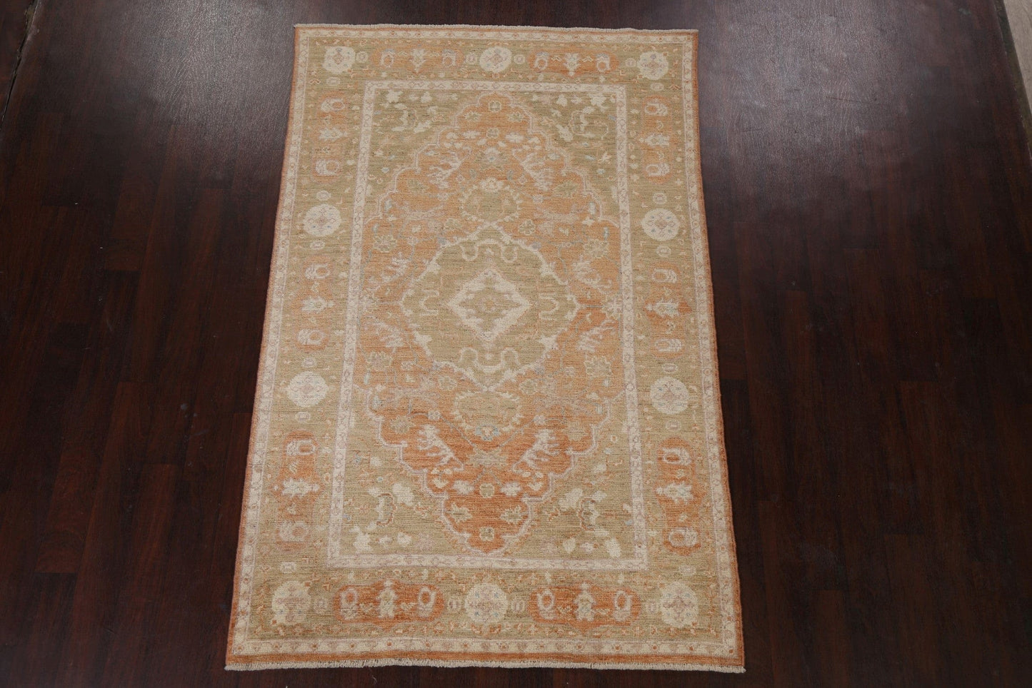 Handmade Oushak Turkish Area Rug 5x8