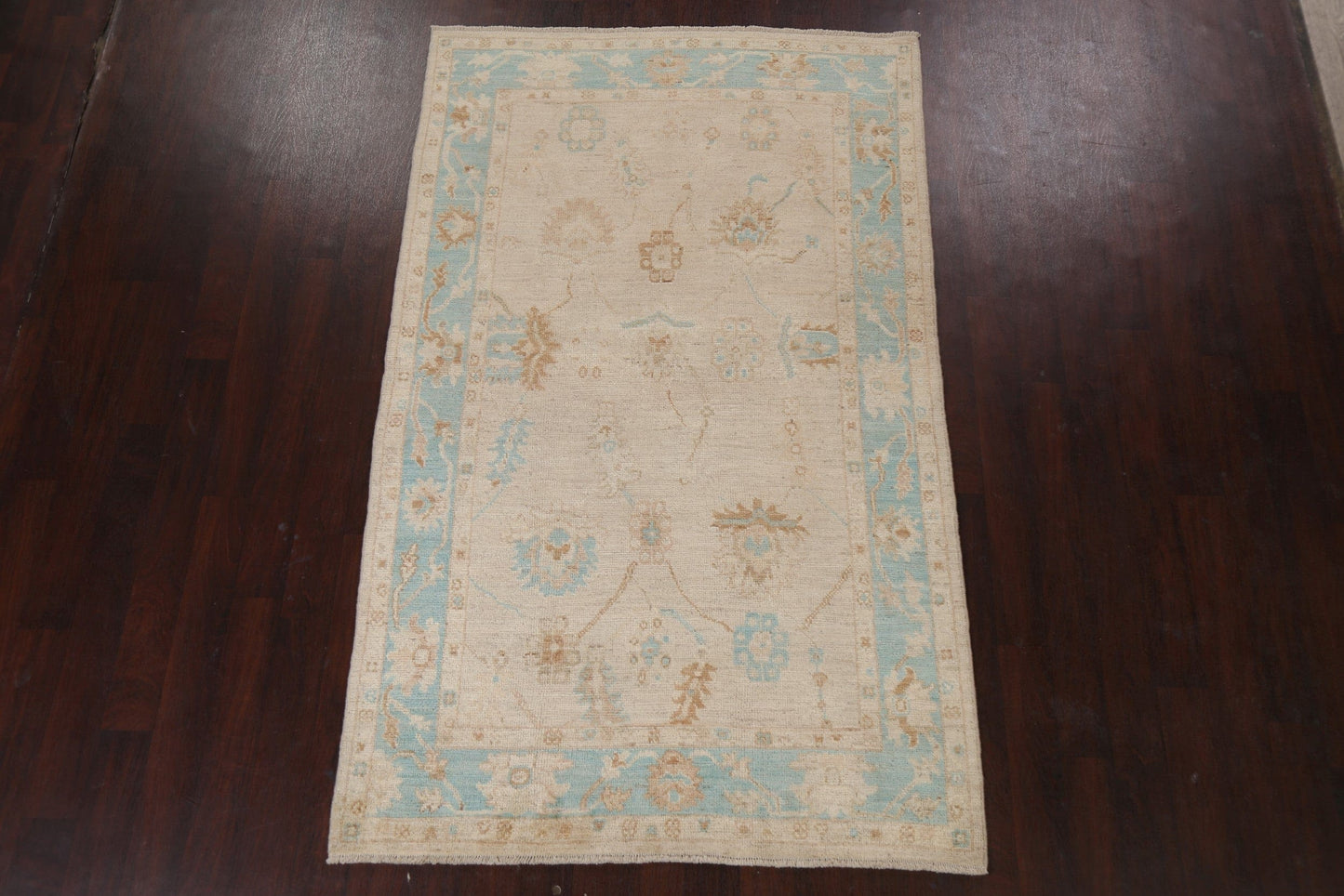 Oushak Wool Turkish Area Rug 5x8