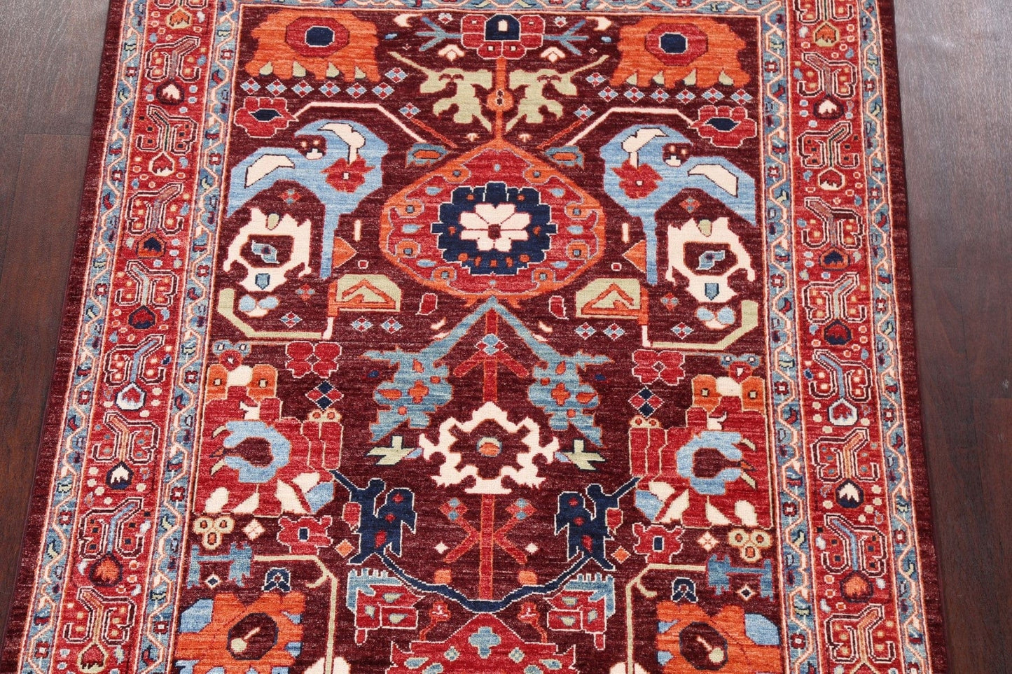 Vegetable Dye Ziegler Oriental Area Rug 5x7