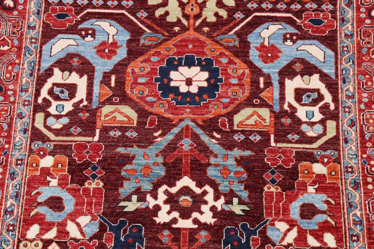 Vegetable Dye Ziegler Oriental Area Rug 5x7