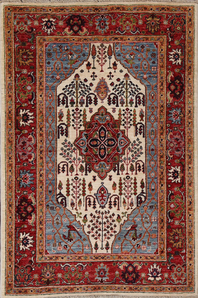 Vegetable Dye Heriz Serapi Oriental Wool Rug 3x5