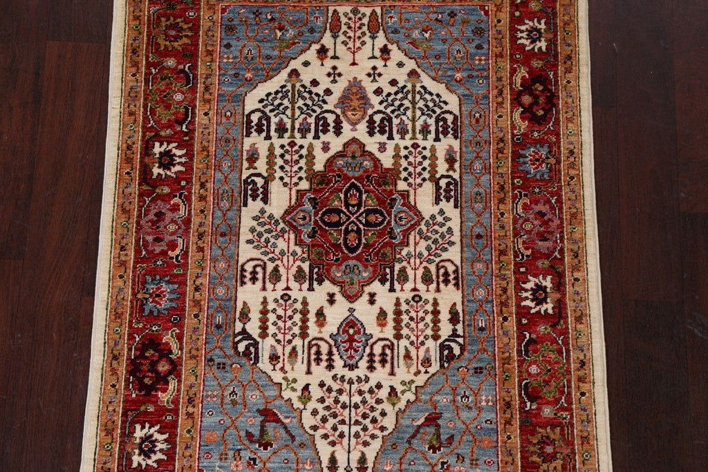 Vegetable Dye Heriz Serapi Oriental Wool Rug 3x5