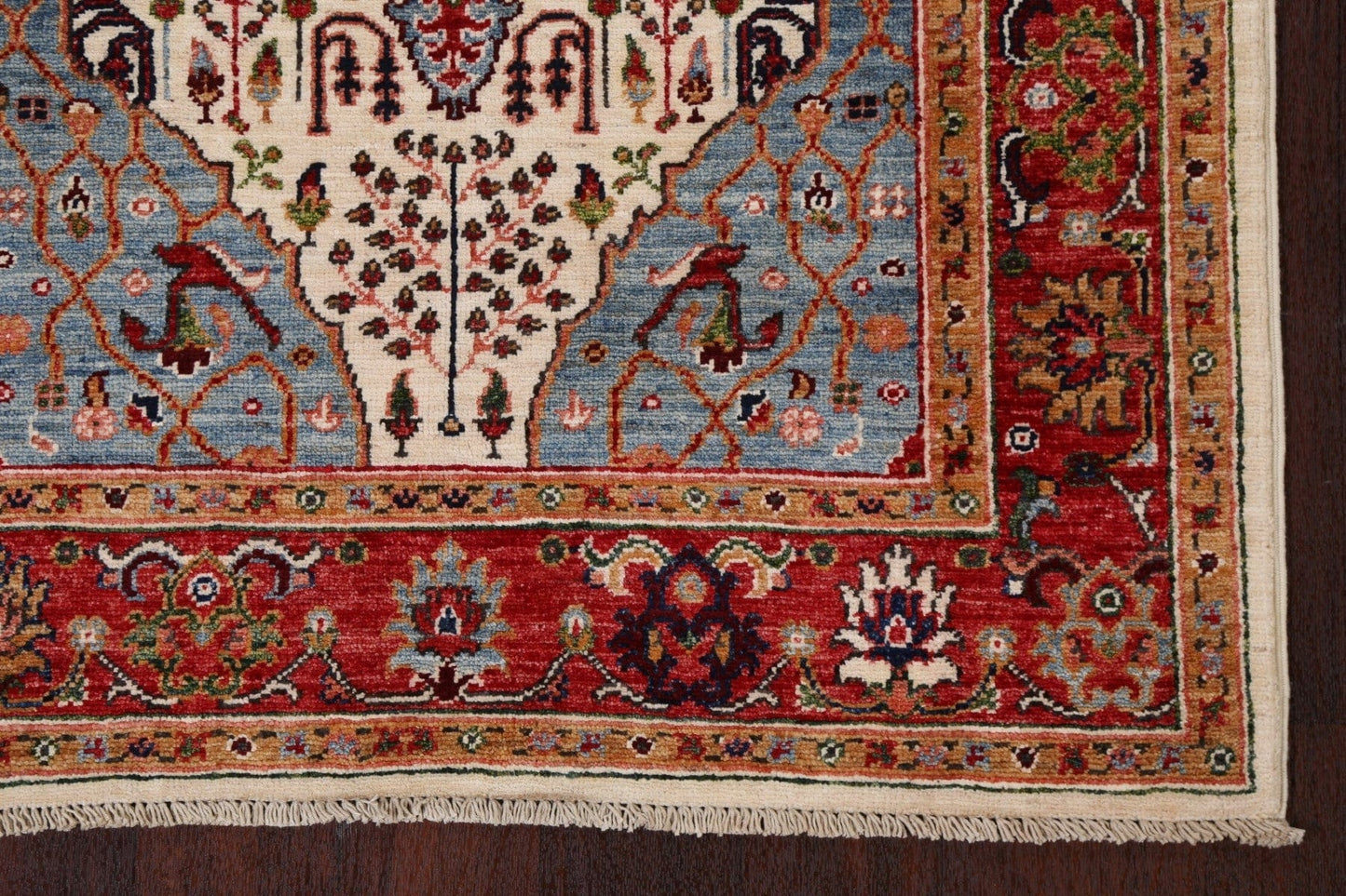 Vegetable Dye Heriz Serapi Oriental Wool Rug 3x5