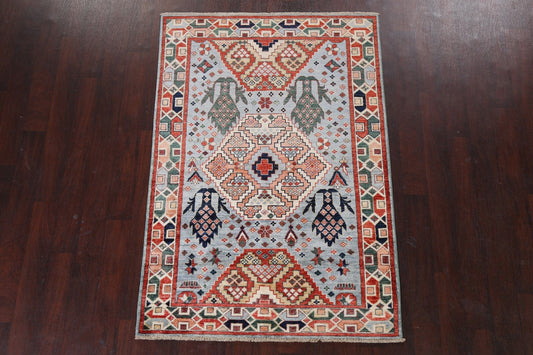 Vegetable Dye Heriz Serapi Wool Oriental Area Rug 4x6