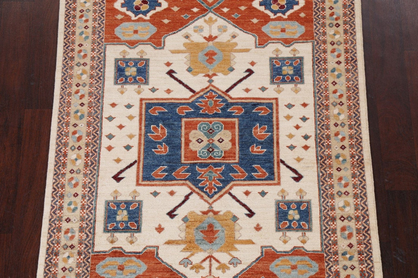 Vegetable Dye Heriz Serapi Wool Oriental Area Rug 4x6