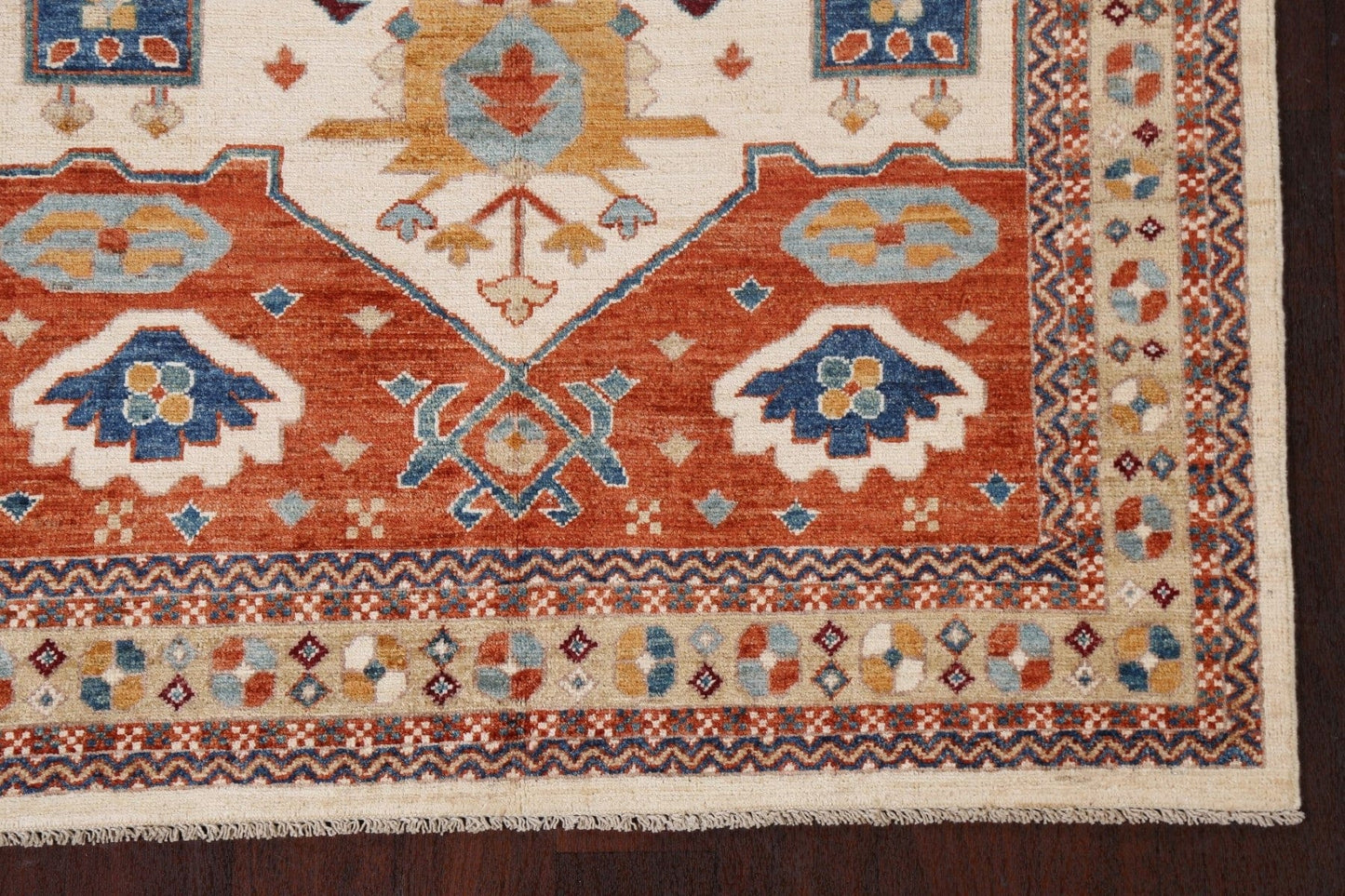 Vegetable Dye Heriz Serapi Wool Oriental Area Rug 4x6