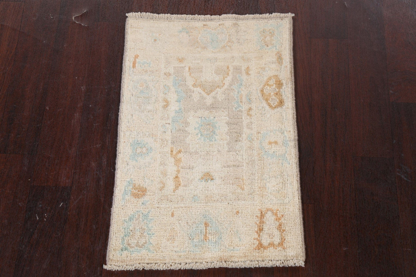 Muted Oushak Turkish Wool Rug 2x3