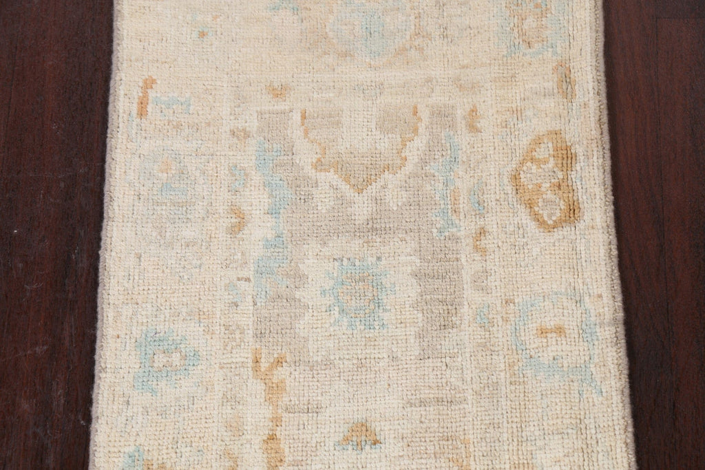 Muted Oushak Turkish Wool Rug 2x3