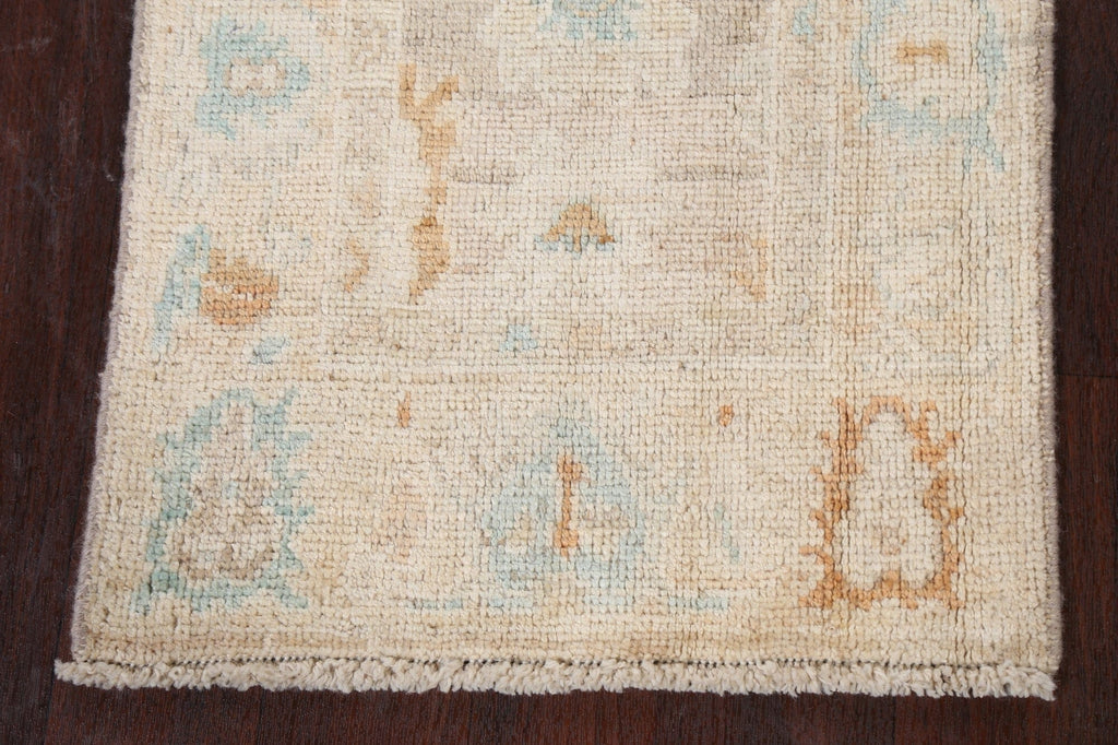 Muted Oushak Turkish Wool Rug 2x3