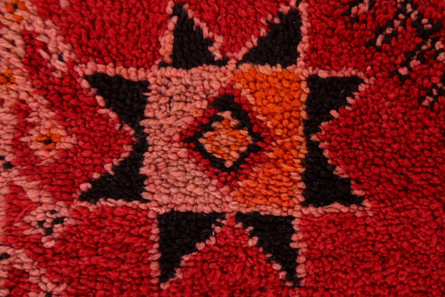 Red Moroccan Berber Area Rug 6x11