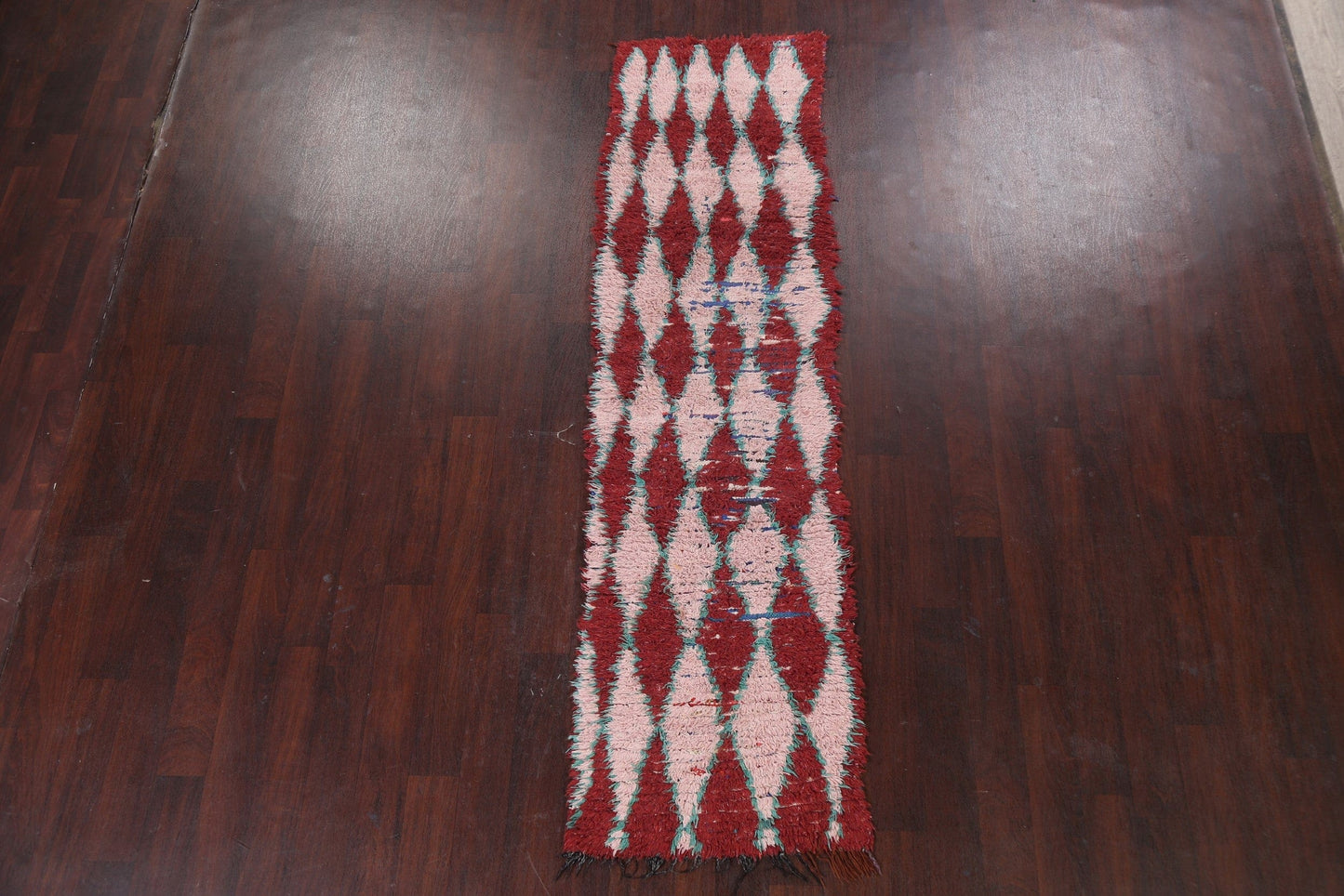 Vintage Moroccan Runner Rug 2x9