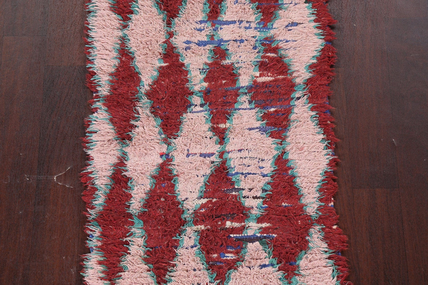 Vintage Moroccan Runner Rug 2x9