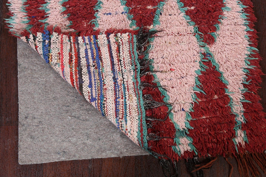 Vintage Moroccan Runner Rug 2x9